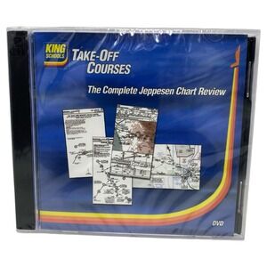 King Schools Take-Off Courses The Complete Jeppesen Chart Review DVD New Sealed